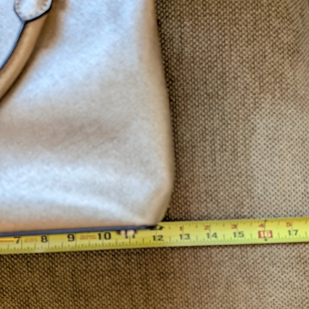 Michael Kors Savannah Metallic Saffiano Leather Satchel NEW - Picture 13 of 16